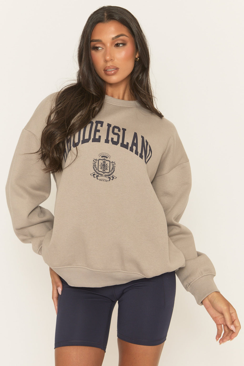 Dove Grey Rhode Island Oversized Sweater - Channon