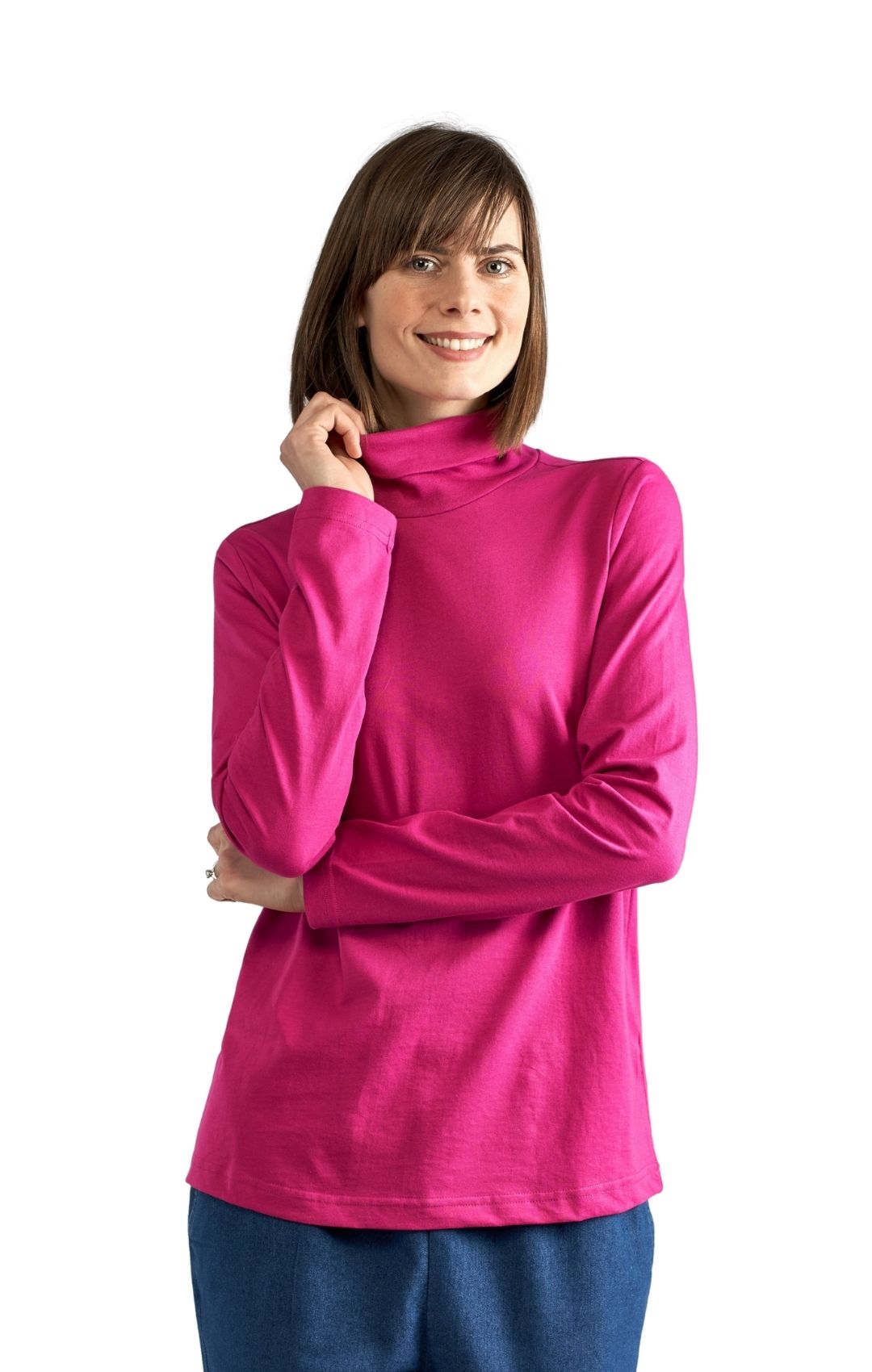 Women's Relaxed fit Long Sleeved Turtleneck Top