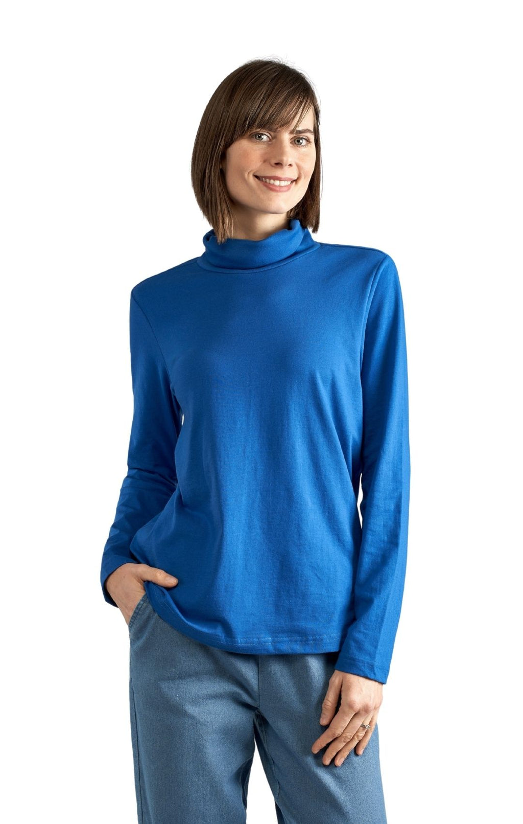 Women's Relaxed fit Long Sleeved Turtleneck Top