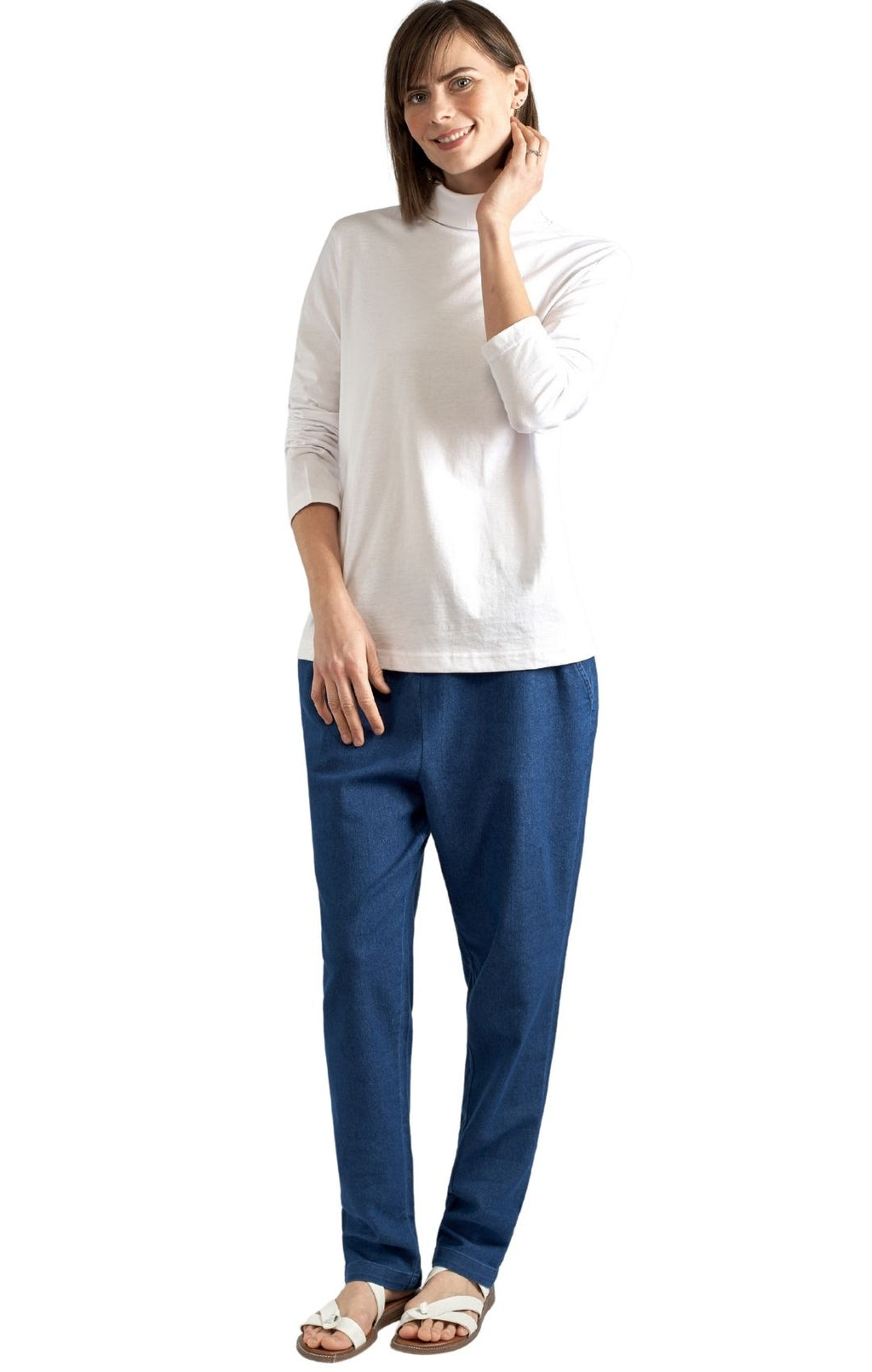 Women's Relaxed fit Long Sleeved Turtleneck Top