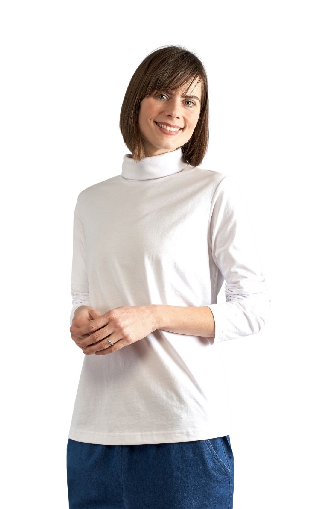 Women's Relaxed fit Long Sleeved Turtleneck Top